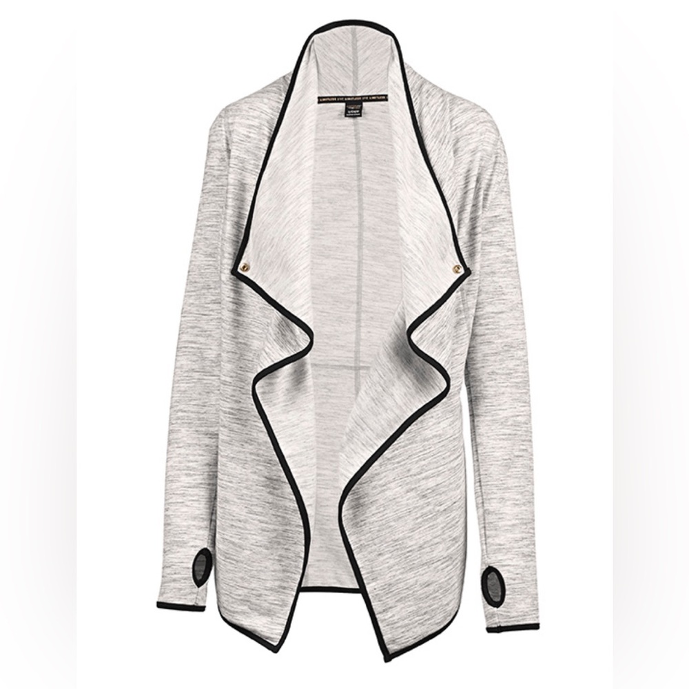 Sweatshirt/waterfall cardigan size M